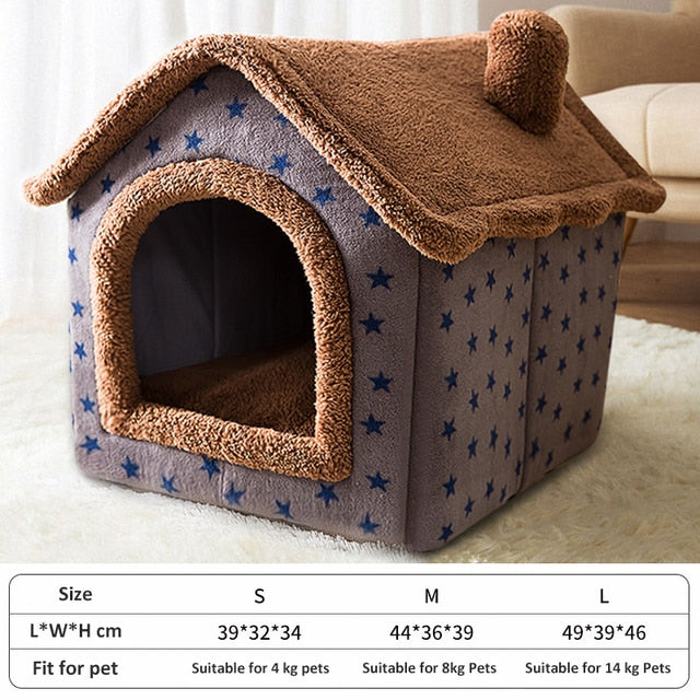 Cozy Winter Cat House