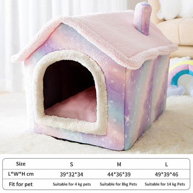 Cozy Winter Cat House