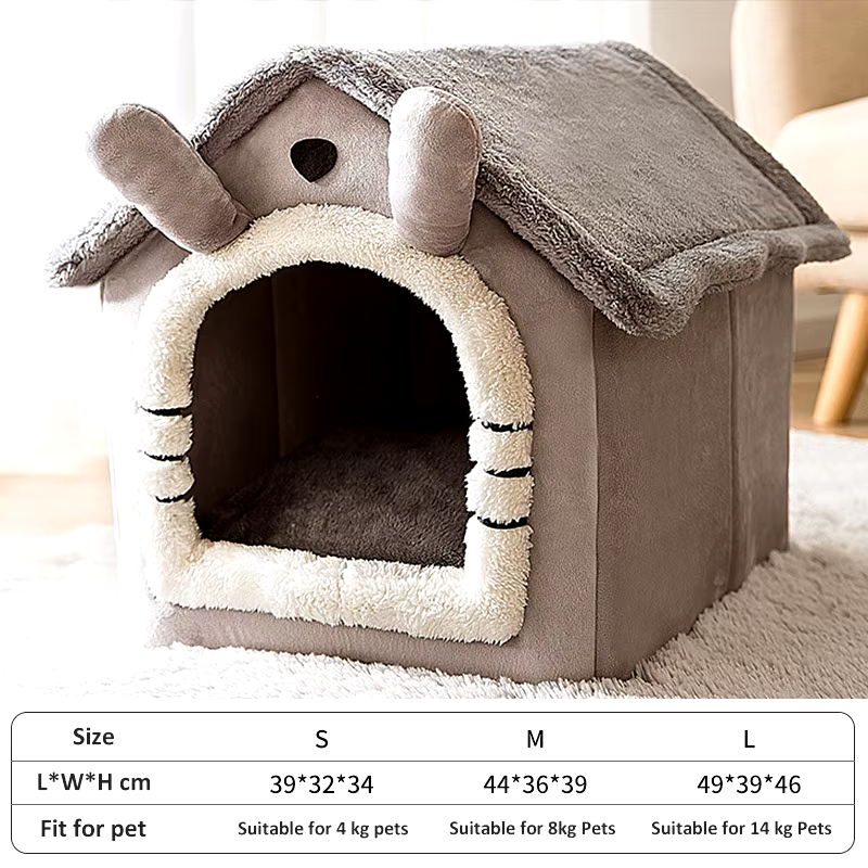 Cozy Winter Cat House